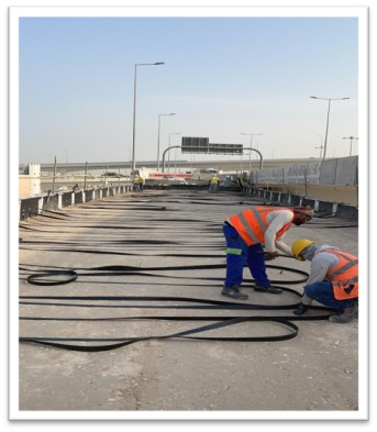 North Road Project - Workers on Site